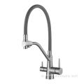 Faucet dapur tiga arah 304SS